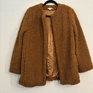 Women's Brown Teddy Coat